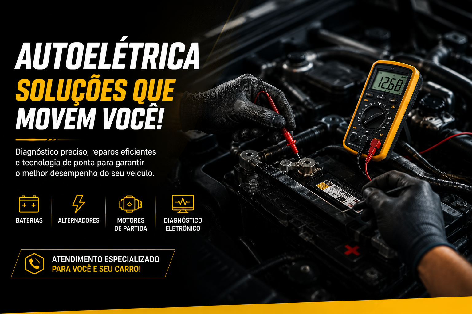 Diagnóstico eletrônico na Auto Elétrica Ananias